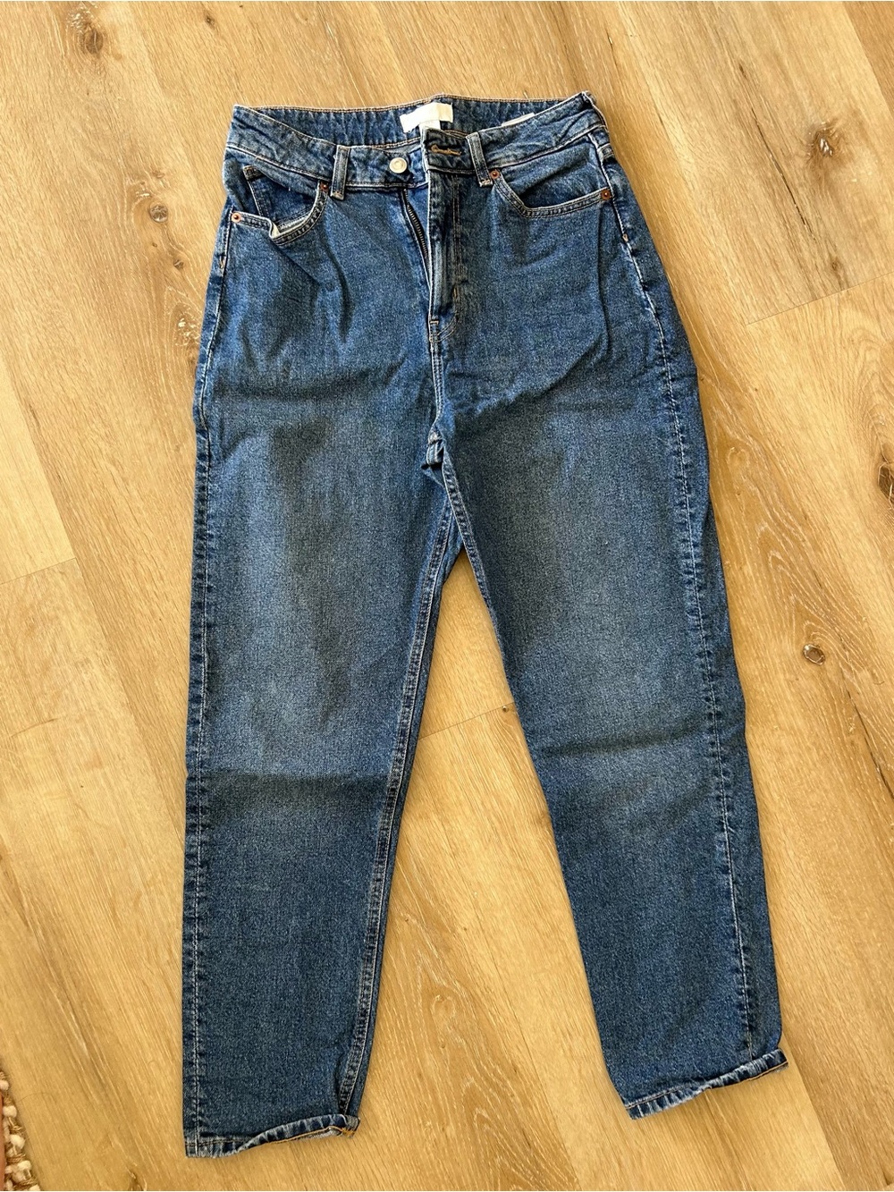 Dark Blue Relaxed Jeans